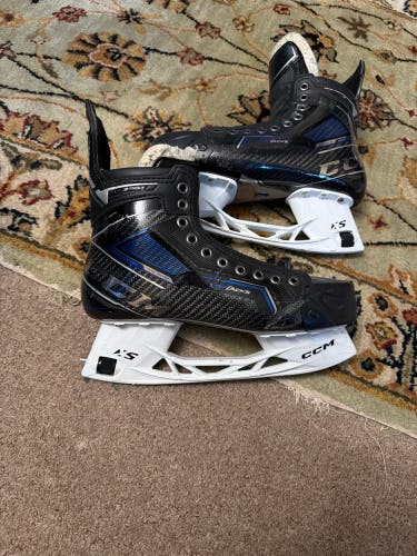 Black/Navy 2020 CCM Super Tacks AS3 Pro Hockey Skates Regular Width Pro Stock 9 (Used)