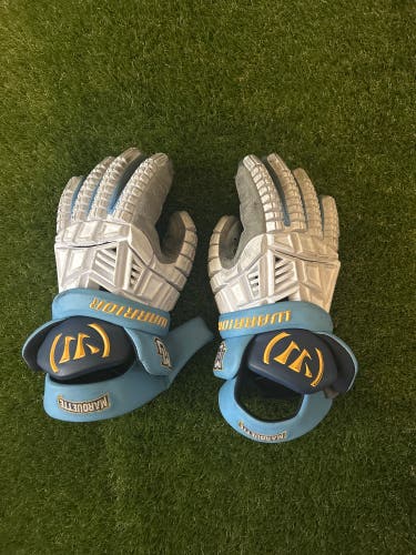 Marquette Warrior Evo V Lacrosse Gloves (Used)