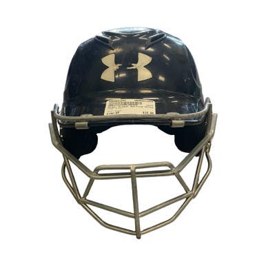 Used Under Armour Batting Helmet W Mask Black Sm 11859-s000031243