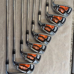 Men's Cobra AMP Right Handed Clubs (Full Set) Regular Flex 8 Pieces 38" (Used)