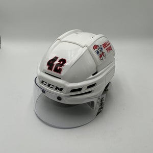 Chicago Blackhawks #42 Allen Medium CCM Custom Super Tacks X Helmet Pro Stock (Used)