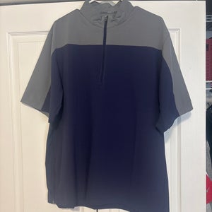 Mizuno Navy Blue BP Windbreaker Top (New)