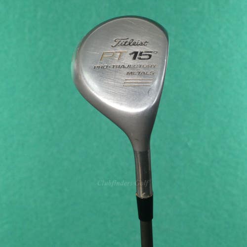 Titleist PT Pro Trajectory Metals Fairway 15 3 Wood Graphite Regular *READ*