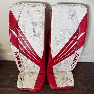 Large Bauer Vapor 3X Goalie Leg Pads (Used)