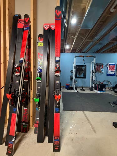 2024 Rossignol Hero Athlete GS 185 cm Racing Skis Max Din 12 (Used)