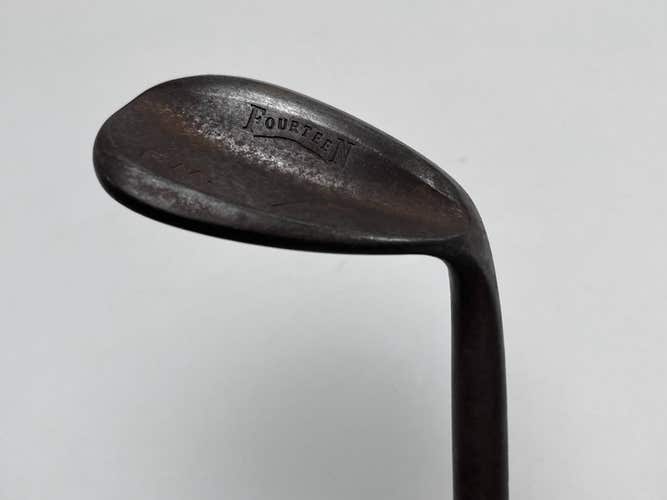 Fourteen RM Raw Wedge 60* 6 Bounce KBS Tour-V Wedge Steel Mens RH Midsize Grip