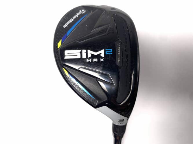 TaylorMade SIM2 MAX Rescue 3 Hybrid 19* Fujikura Ventus Blue 6-R Regular RH