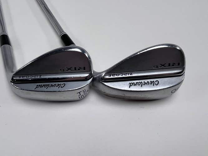 Cleveland RTX 6 ZipCore Tour Satin Wedge Set 54* 8 60* 10 KBS Wedge Steel RH