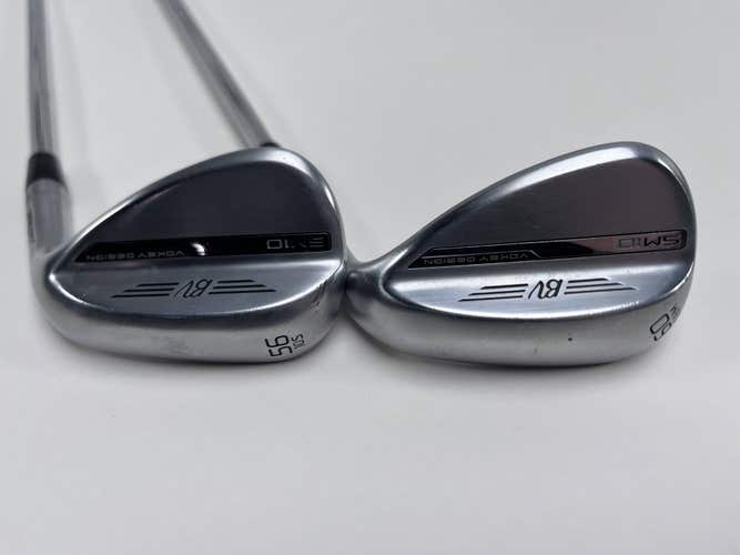 Titleist Vokey SM10 Tour Chrome Wedge Set 56* 10 60* 8 TT DG S200  Steel Mens RH