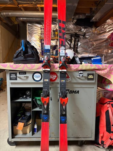 Rossignol Hero Athlete GS 185 cm Racing Skis Max Din 12 (Used)