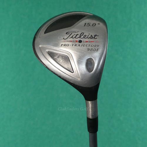Titleist Pro Trajectory 980F Fairway 15 3 Wood Factory 4375 Graphite Regular