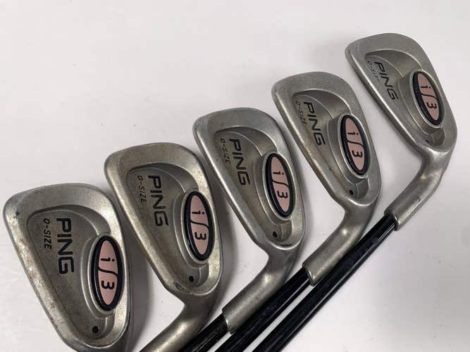 Ping i3 Oversize Iron Set 5-9 Black Dot 350 Series Ladies Graphite Womens RH
