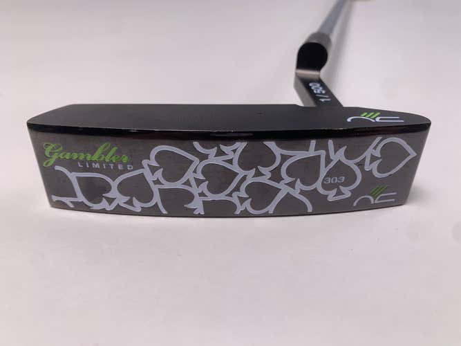 Never Compromise Gambler Royal 1 / 500 Black Putter 33.5" Mens RH