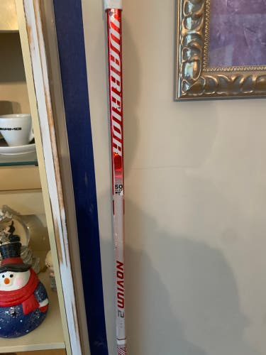 Intermediate Warrior Novium 2 Pro Left Hand Hockey Stick W28 50 Flex (Used)