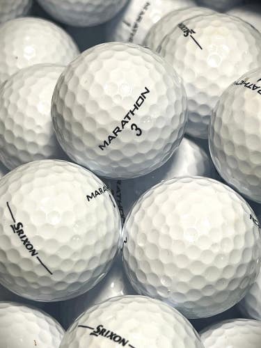 50 Premium AAA White Srixon Marathon Used Golf Balls