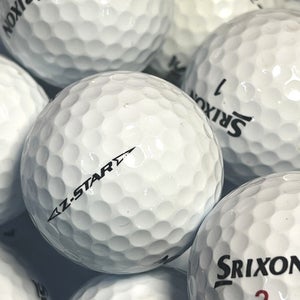 24 Near Mint AAAA White Srixon Z-Star Used Golf Balls...Z-Star X & XV included