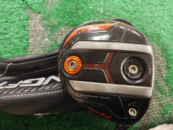 Cobra King F7 Fairway 3-4 Wood Adjustable Degree Pro 65 Stiff Flex Headcover