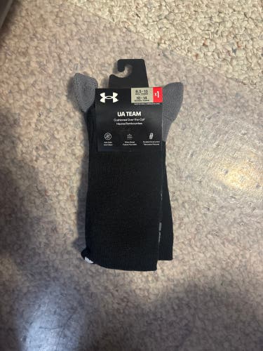 Black Adult Unisex Large Under Armour Socks (New)