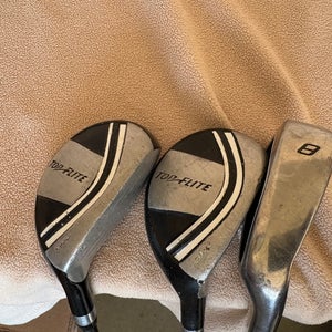 Men's Top Flite Right Handed Clubs (Full Set) Senior Flex (Used)
