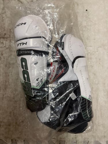 Intermediate CCM JetSpeed FTW 12" Shin Pads (New)