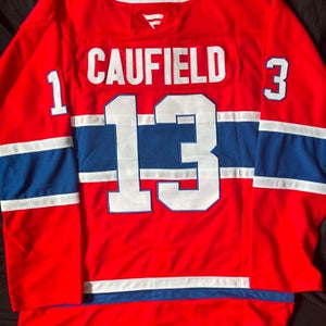 Cole Cuafield Montreal Canadiens Hockey Men's Jersey Stitched Size 52
