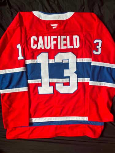 Cole Cuafield Montreal Canadiens Hockey Men's Jersey Stitched Size 54