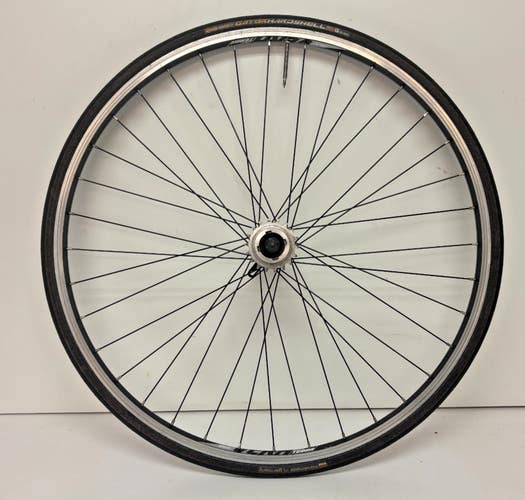 Oval Vera Terra SPM16 36-Spoke Black Aluminum 700C Rear Wheel 18t Freewheel Tire