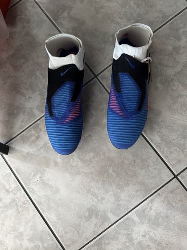 Blue Men's Size M 12.5 (W 13.5) Nike Nike Phantom GX II Elite FG Molded Cleats Cleats (New)
