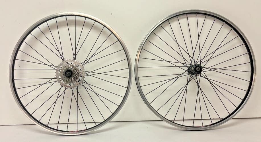 Trek Matrix 550 7-Speed 32-Spoke Black Aluminum 26" QR Mountain Bike Wheelset