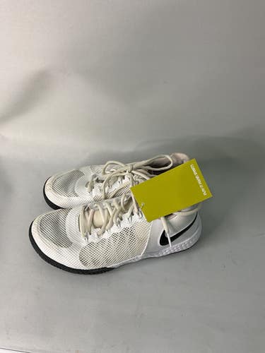 Used Nike Flare Basketball Shoes White Youth 07.5 11859-s000012485