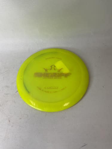 Used Dynamic Discs Sheriff Disc Golf Driver Yellow 11859-s000019302