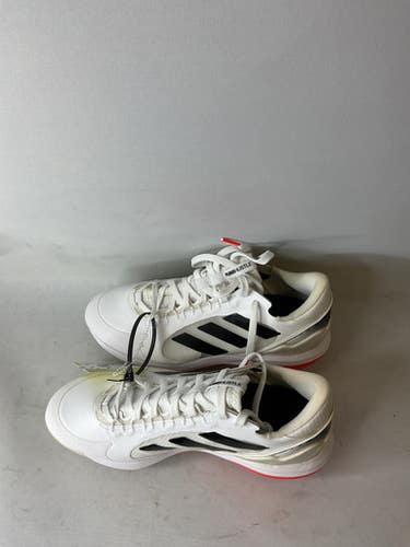 Used Adidas Baseball Bb Sb Cleats White Youth 09.5 11859-s000019728