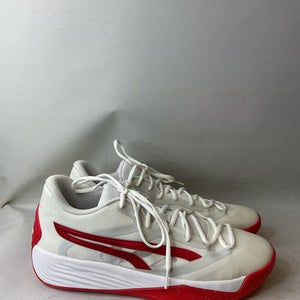 Used Puma Basketball Shoes M White 13.0 11859-s000019784