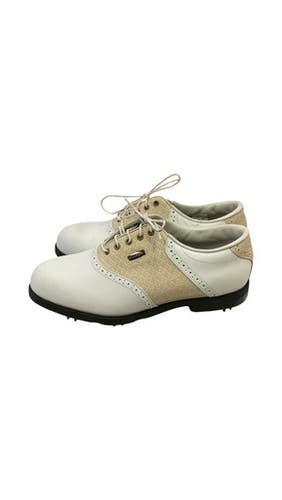 Used Foot Joy Mens Golf Shoes White Senior 8.5 11859-s000030235