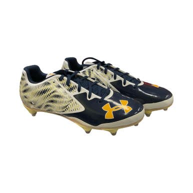 Used Under Armour Adult Fb Cleats Navy Blue Senior 13.5 11859-s000031214