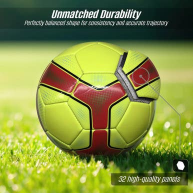 New Vizari Cordoba Soccer Ball- Neon Yellow Size 3 11859-viz664181053738