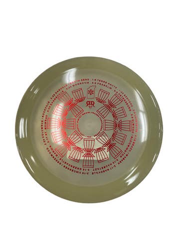 Used Dynamic Discs Wintry In Frozen Fundraiser Disc Golf Driver White 176g 11859-s000027637