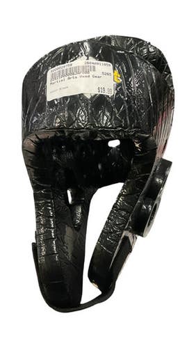 Used Martial Arts Head Gear Black 11859-s000029759