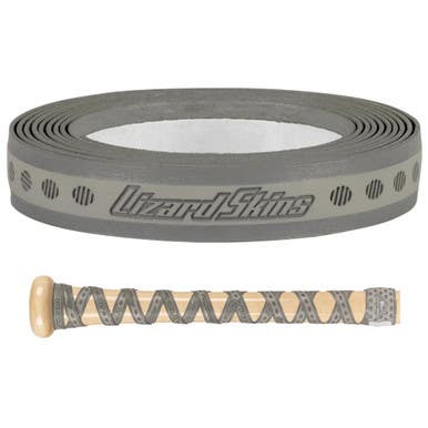 New Lizard Skins Bat Grip .5mm- Platinum Gray 11859-liz696260018239