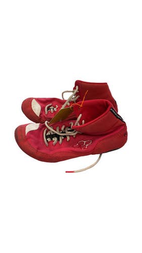 Used Rudis Wrestling Shoes Red Senior 10 11859-s000029054