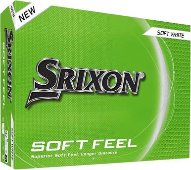 New Srixon Soft Feel 12 Pack - Golf Balls White 11859-cle4907913335129