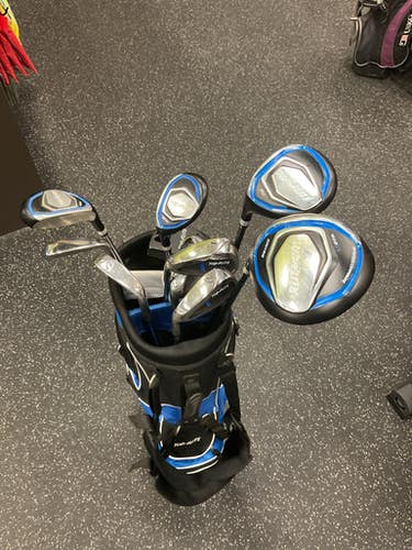 Used Top Flite Left Handed Stainless Mens Complete Set 10 Piece 11859-s000018409