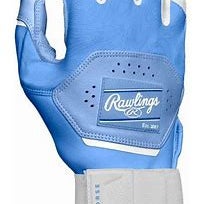 New Rawlings Workhorse Batting Gloves- Blue Adult Small 11859-workhorse-compression-strap