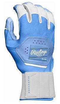 New Rawlings Workhorse Batting Gloves- Blue Adult Small 11859-workhorse-compression-strap