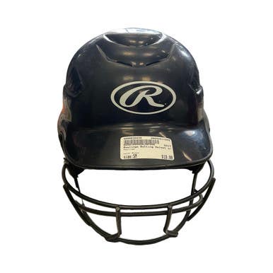 Used Rawlings Batting Helmet W Mask Black Sm 11859-s000030439
