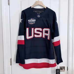 BNWT Authentic Fanatics 4 Nations Team USA Premium Jersey Size 42 NEW