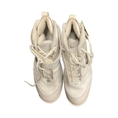 Used Nike Airforce Lockdown Basketball Shoes M White Senior 12 11859-s000023892