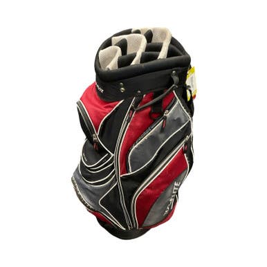 Used Top Flite Top Flite Stand Bag Mens Stand Bag Red And Black 11859-s000025450