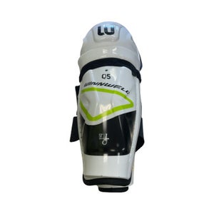 Used Winnwell Q5 Junior Shin Guards White 12" 11859-s000025565