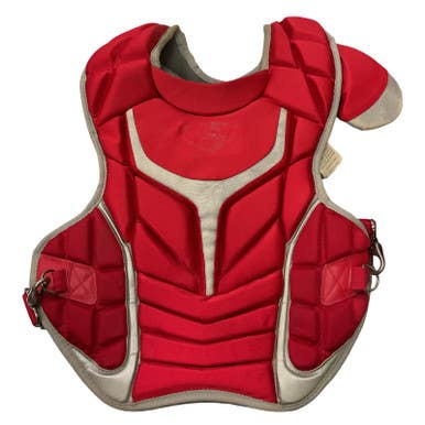 Used Louisville Slugger Catchers Chest Protector Red Intermed 11859-s000027449
